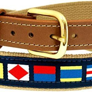 Men's Nautical Flag belt